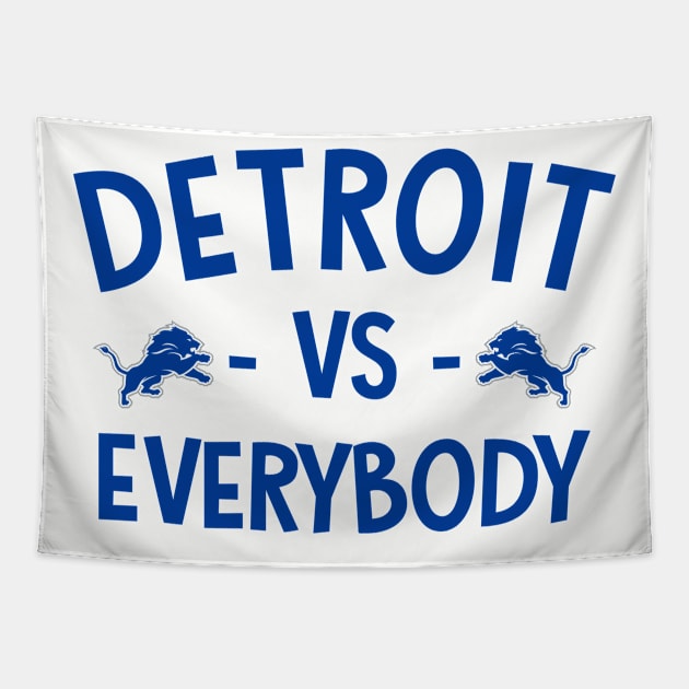 Detroit vs Everybody Tapestry by elegantelite