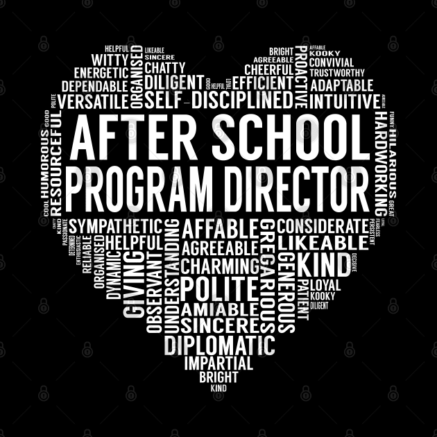 After School Program Director Heart by LotusTee