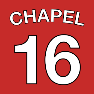 Chapel 16 | Sixteenth Chapel | White Numbers T-Shirt