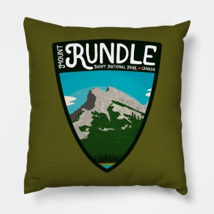 Mount Rundle - Banff Canada Pillow