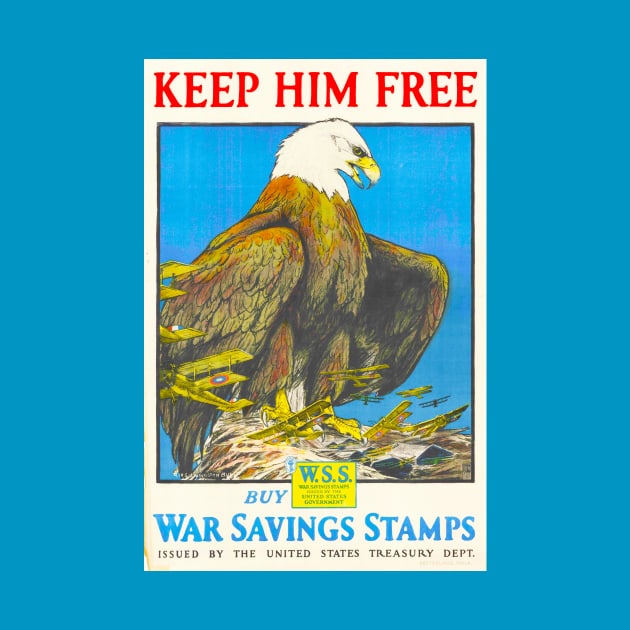 Eagle War Stamps by pocketlama