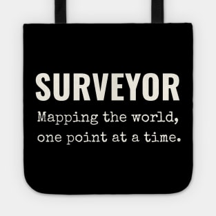 Surveyor: Mapping the world, one point at a time. Tote