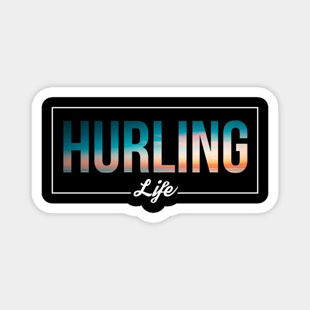 Beach Dreams Hurling Life Magnet by rojakdesigns