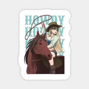 ANIME COWGIRL Magnet