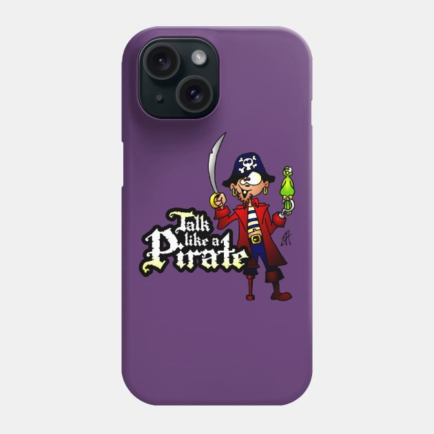 Talk like a Pirate Phone Case by Cardvibes