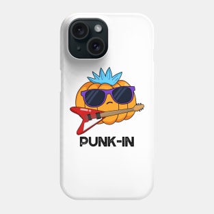 Punk In Cute Punk Rock Pumpkin Pun Phone Case