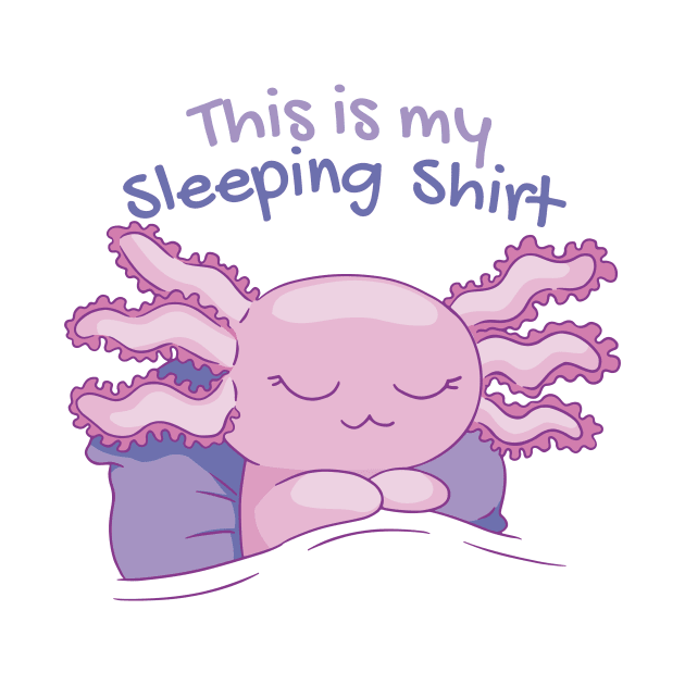 Axolotl Reading P R t shirt by LindenDesigns