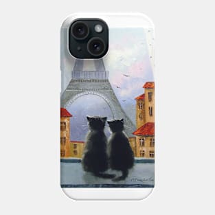 Cats Parisians Phone Case