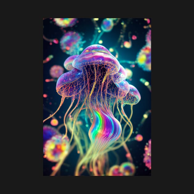 Rainbow JellyFish by PsychedelicPour