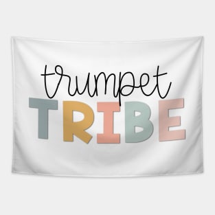 Trumpet Tribe Muted Pastels Tapestry