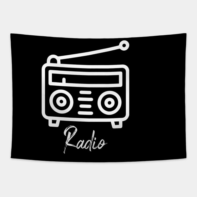 Classic Radio Tapestry by LAMUS