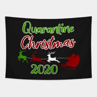 Quarantine Christmas Crew - Family Christmas Crew - Pandemic Christmas Gift - Couple Family Matching christmas pajamas Tapestry