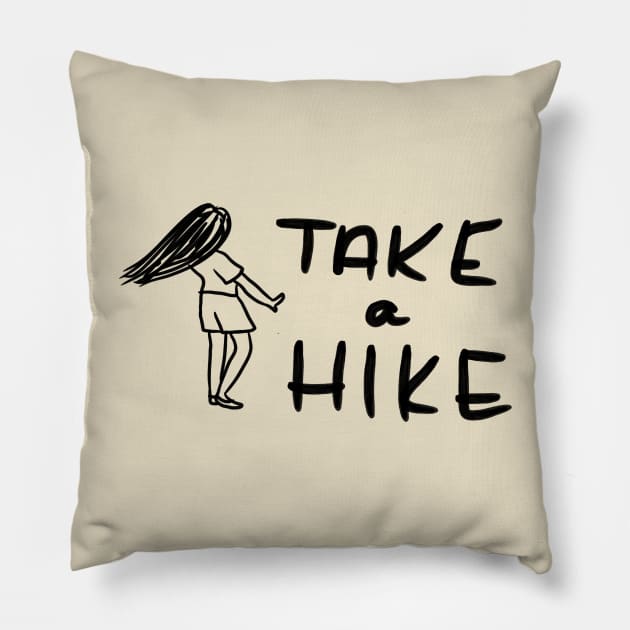 Take A Hike Pillow by Haleys Hand