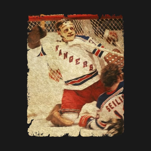 Gilles Villemure, 1972 in New York Rangers (13 Shutouts) by Momogi Project