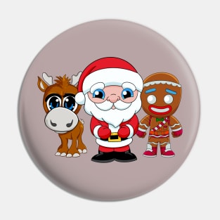 Christmas face mask, cute Santa Clause , Cartoon Gingerbread man, baby DeerChristmas cartoon characters, Cartoon Santa Clause, Pin