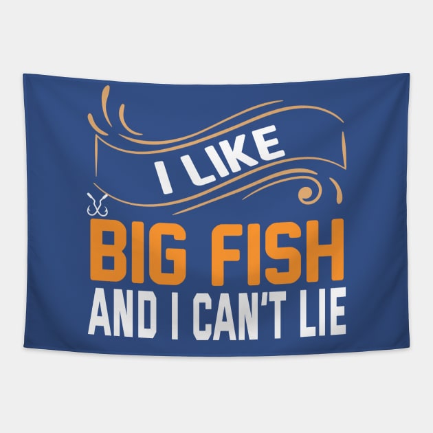 i like big fish and i can't lie 2 Tapestry by Hunters shop