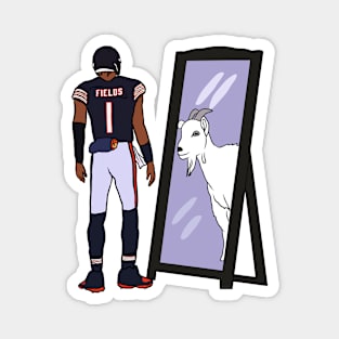 Justin Fields Mirror GOAT Magnet