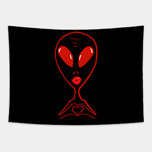 Alienbrosmooch Tapestry