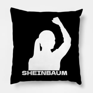 Claudia Sheinbaum silueta sombra Pillow