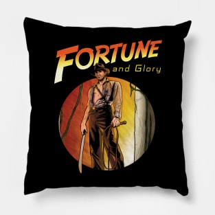 Fortune and Glory Adventurer Pillow