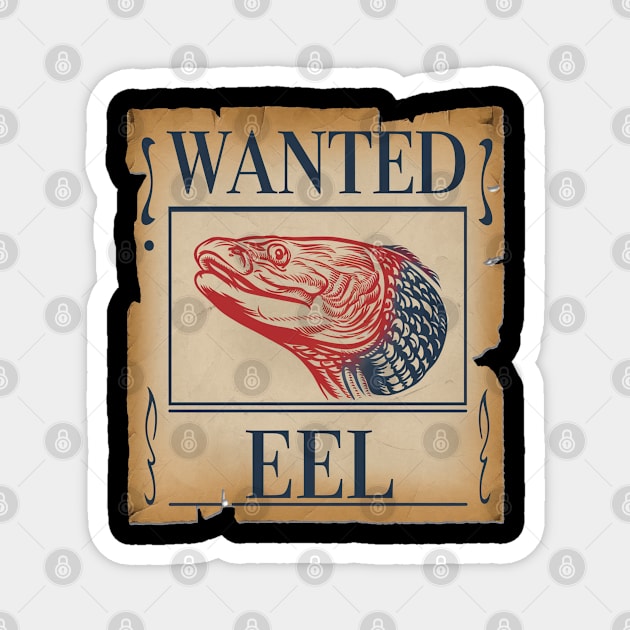 Eel Design, Cute Creature from the Ocean Dept Magnet by Pixel Threads 
