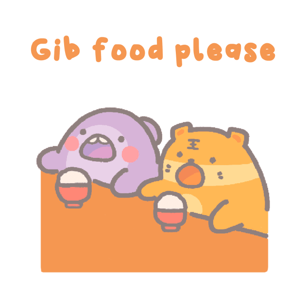 Gib food please by KdeeShirts