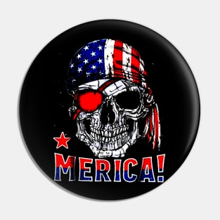 Pirate Merica Pin