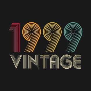 Vintage 1999 20th Birthday Gifts 20 Years Old T-Shirt