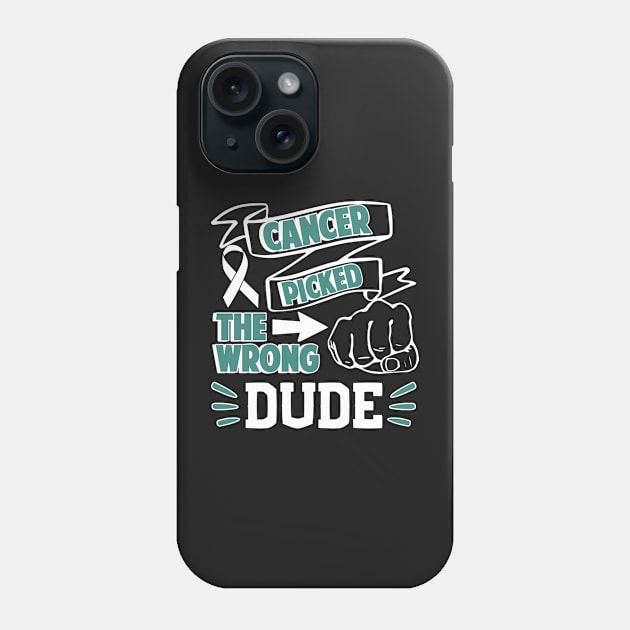 Cancer Picked The Wrong Dude Phone Case by Mesyo