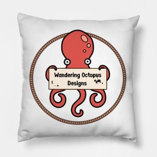 Wandering Octopus Designs Logo Pillow