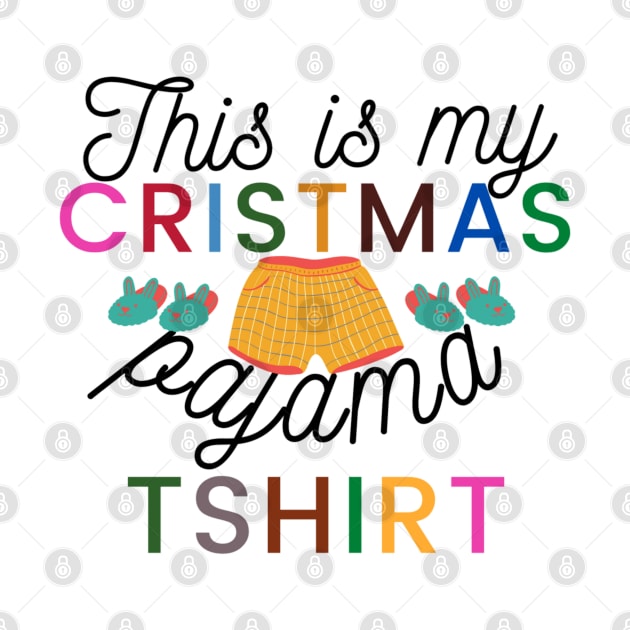 Christmas Pajama TShirt by ketankh