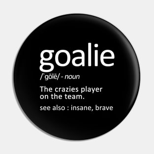 hockey goalie Pin