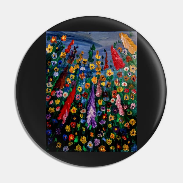 Wild flowers at night Pin by kkartwork