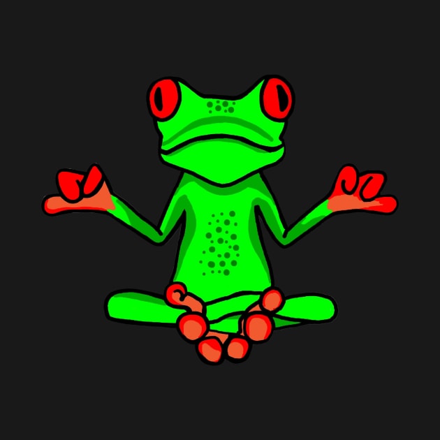 Meditating Tree Frog by imphavok