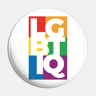 LGBTIQ <3 Pin