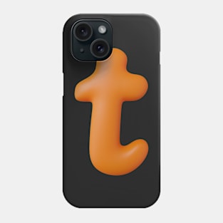 Liquid Type Letter T Phone Case