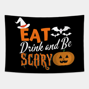 Eat, Drink and Be Scary Tapestry