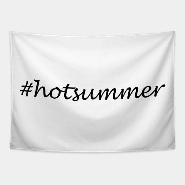 Hot Summer - Hashtag Design Tapestry by Sassify