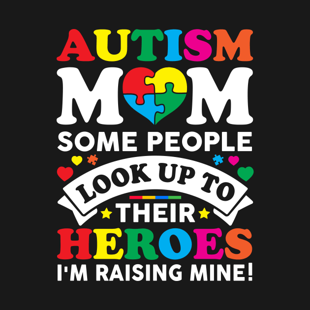 Autism Mom Raises Hero Autism Awareness Gift for Birthday, Mother's Day, Thanksgiving, Christmas by skstring