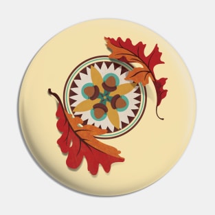 Fall Barn Star Pin