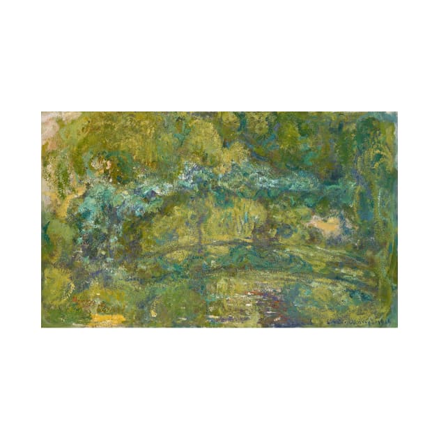 The Footbridge Over the Water-Lily Pond by Claude Monet by Classic Art Stall