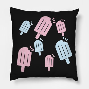 cotton candy popsicle pattern Pillow