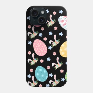 Easter Pattern Vibrant Egg and Flower Patterns Phone Case