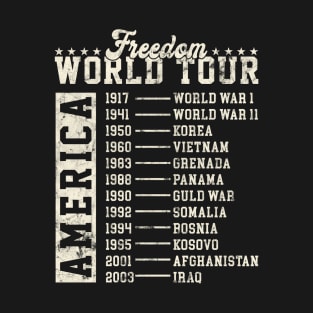 Freedom World Tour America T-Shirt
