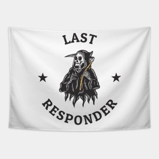 Last Responder - Cool Skeleton Tapestry