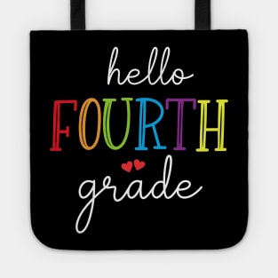 Hello Fourth Grade Tote