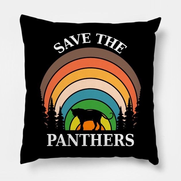 Climate Change Florida Panthers Pillow by coloringiship