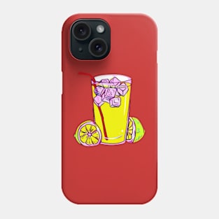 Drink Lemonade and ice., Phone Case