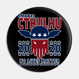 VOTE CTHULHU 2020 - CTHULHU AND LOVECRAFT Pin