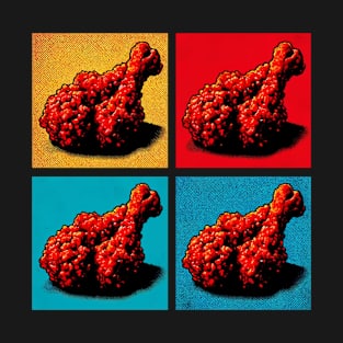 Pop Chicken 65 Art - Retro Indian Food T-Shirt
